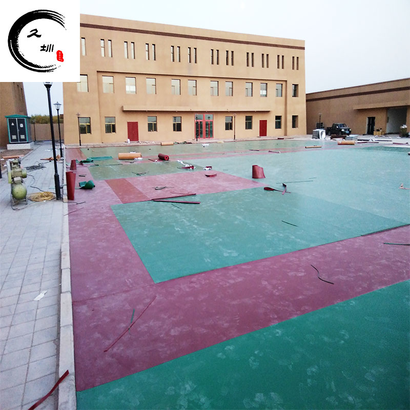 河北石家莊久圳PVC室外運動(dòng)地板膠銷(xiāo)售中心