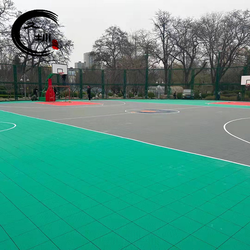 廠(chǎng)家2022年新款熱塑橡膠ESES賽事級懸浮運動(dòng)軟地板籃球場(chǎng)懸浮地膠