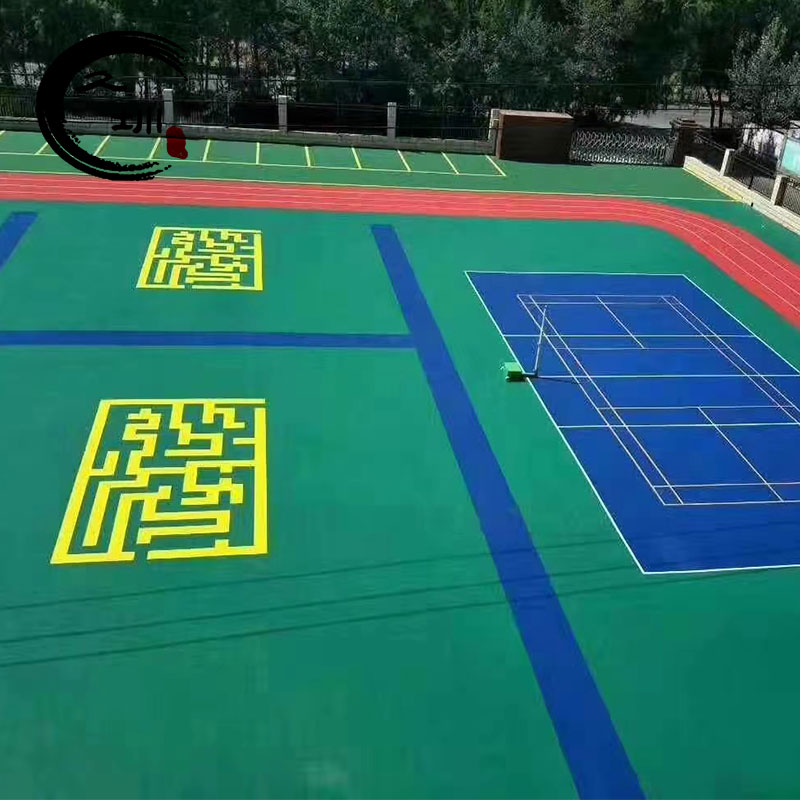室外軟墊滑輪膠墊地墊籃球運動(dòng)場(chǎng)網(wǎng)格地面卡扣式懸浮地板幼兒園